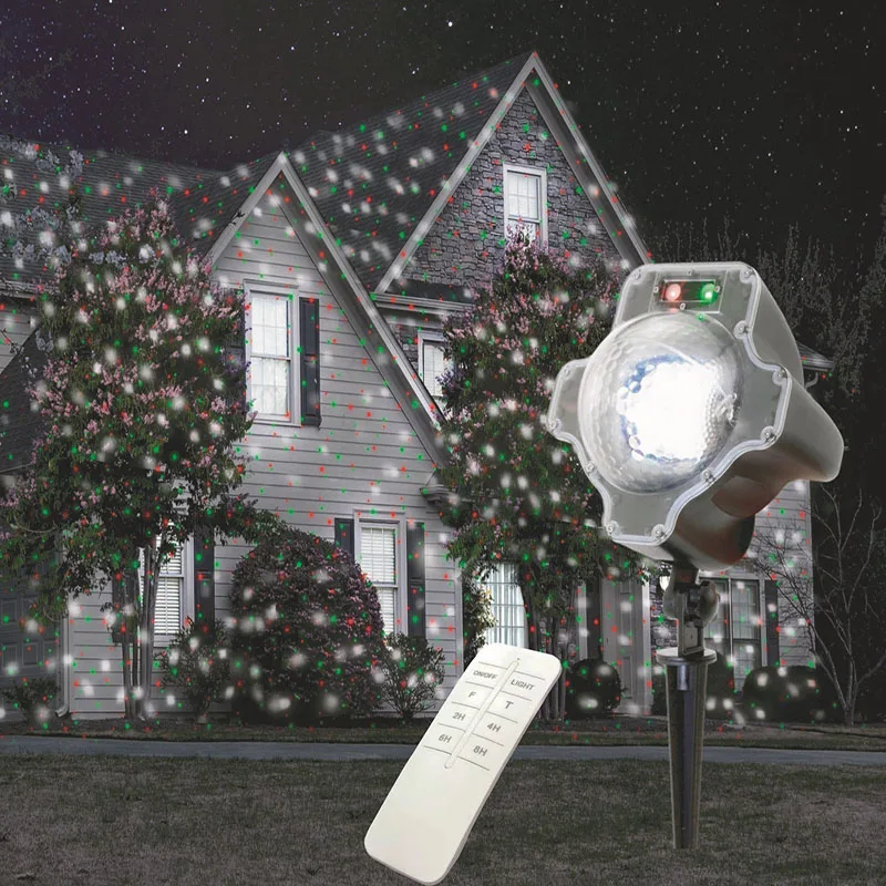 Led White Christmas Lights Laser Light Snowfall Projector Red Green led White Christmas Lights laser light snowfall projector red green Waterproof Outdoor laser projector, Landscape garden lamp -in LED Lawn Lamps from Lights ... - Led White Christmas Lights Laser Light Snowfall Projector Red Green