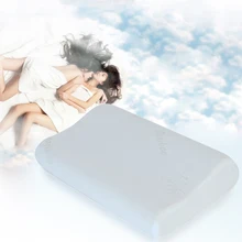 Langsam Rebound polyester Hals orthopädische Kissen Memory-Foam Geformte Kissen für erwachsene schlafzimmer Ansatz-rest-weiche Kissen Kissen 50x30x10x7
