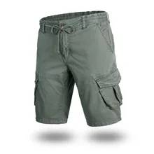 Карго шорты высокого качества на открытом воздухе Обычные прямые винтажные поперечные рабочие шорты брюки карго для мужчин 17811