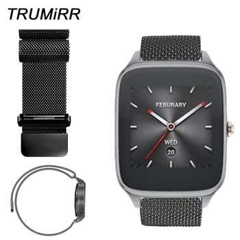

22mm Milanese Loop Band for ASUS Zenwatch 2 22mm LG G Watch W100/W110/W150 Pebble Time Stainless Steel Watch Bracelet Link Strap