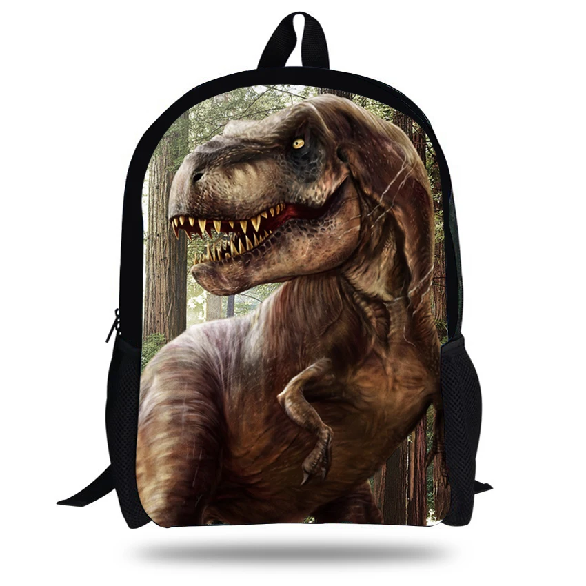 

16-Inch Fashion Children Animal Bag For Boys Girls Children Dinosaur Backpacks For School Kids Tyrannosaurus Bag For Student