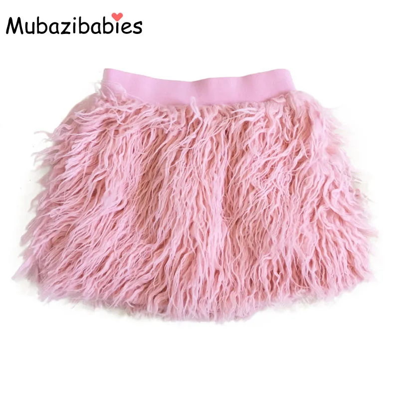 

2017 New INS Princess Skirt Girls Pink Hairball Short Saia Tutu Skirt Girls Fluffy Skirts for 1-5 Years Girls Jupe Tutu Enfant