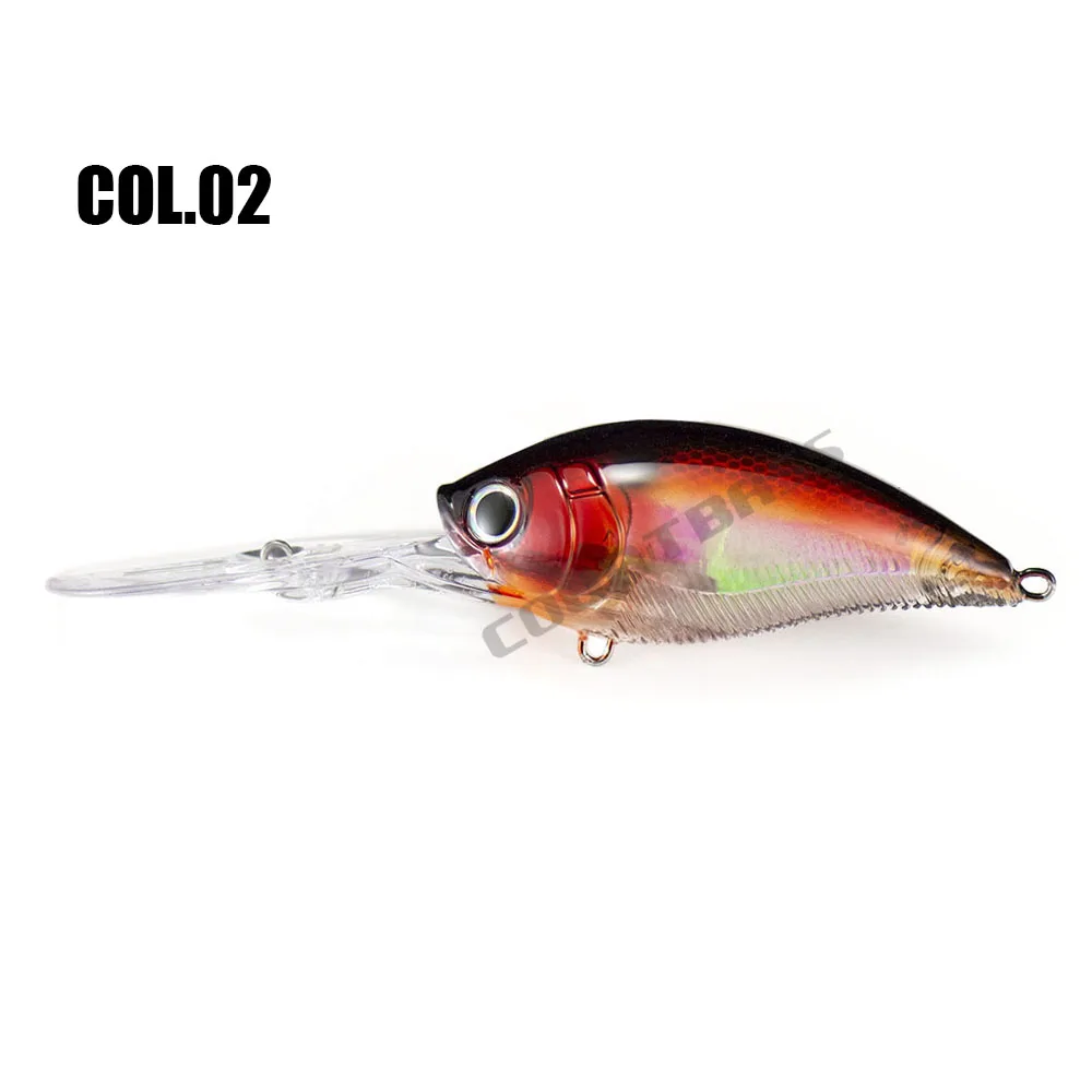 COUNTBASS 3D Deep Crank Baits Fishing Lures 70mm 21g Floating