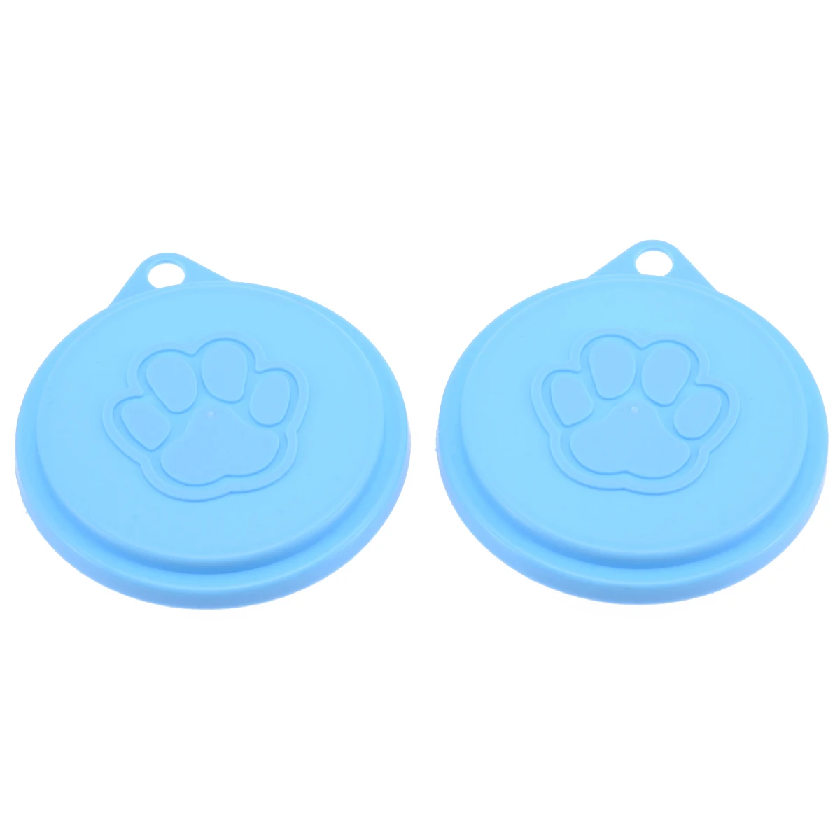 2x 88mm PP resin Pet Dog Cat Food Canned Lid Sealed Feeders Food Can Tin Cover Lid Top Cap Reusable Random Color