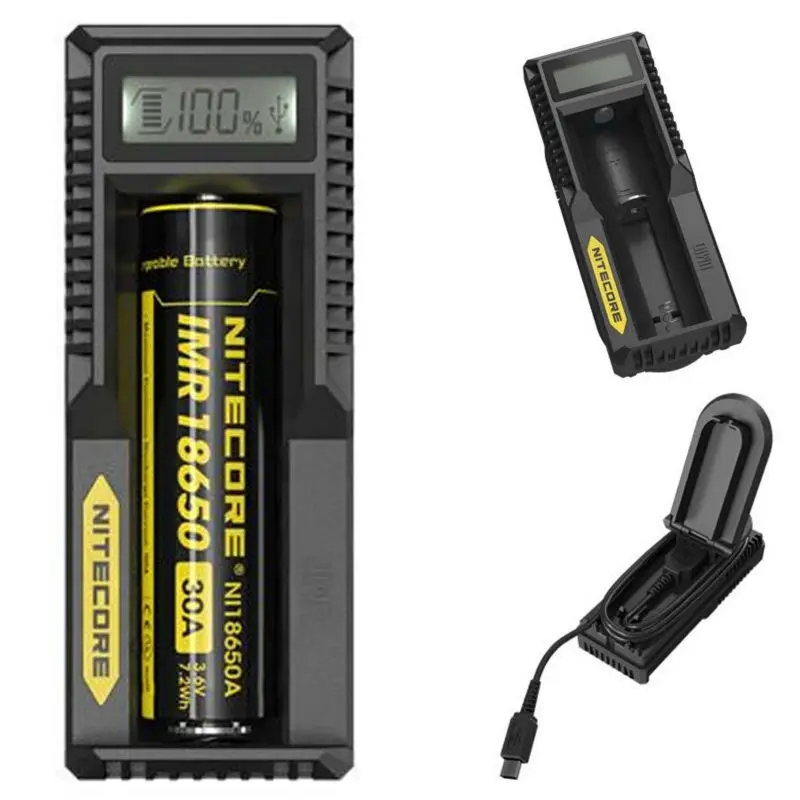 

2015 Newest Original Nitecore UM10 Charger Digicharger LCD Display Battery Charger Universal USB Output For Cell Phone Charging