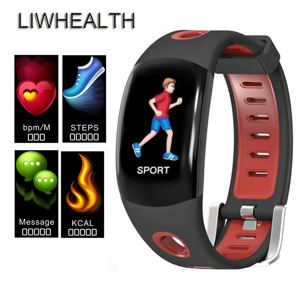 2018 Color Smart Wristband IP68 Waterproof Watch Heart