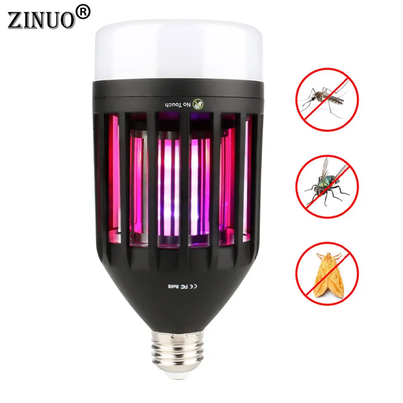 

ZINUO 8W Mosquito Killer E27 Bulb Bug Zapper Trap Lamp 3 Model Lighting Insect Anti Mosquito Repeller Killing Fly Bug Lamps