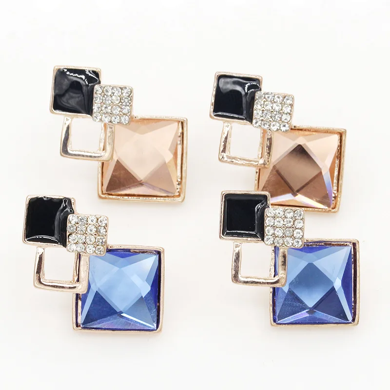 

shengfei Hot sale Korea version crystal glitter ear nail fashionable temperament earrings Fashion earrings