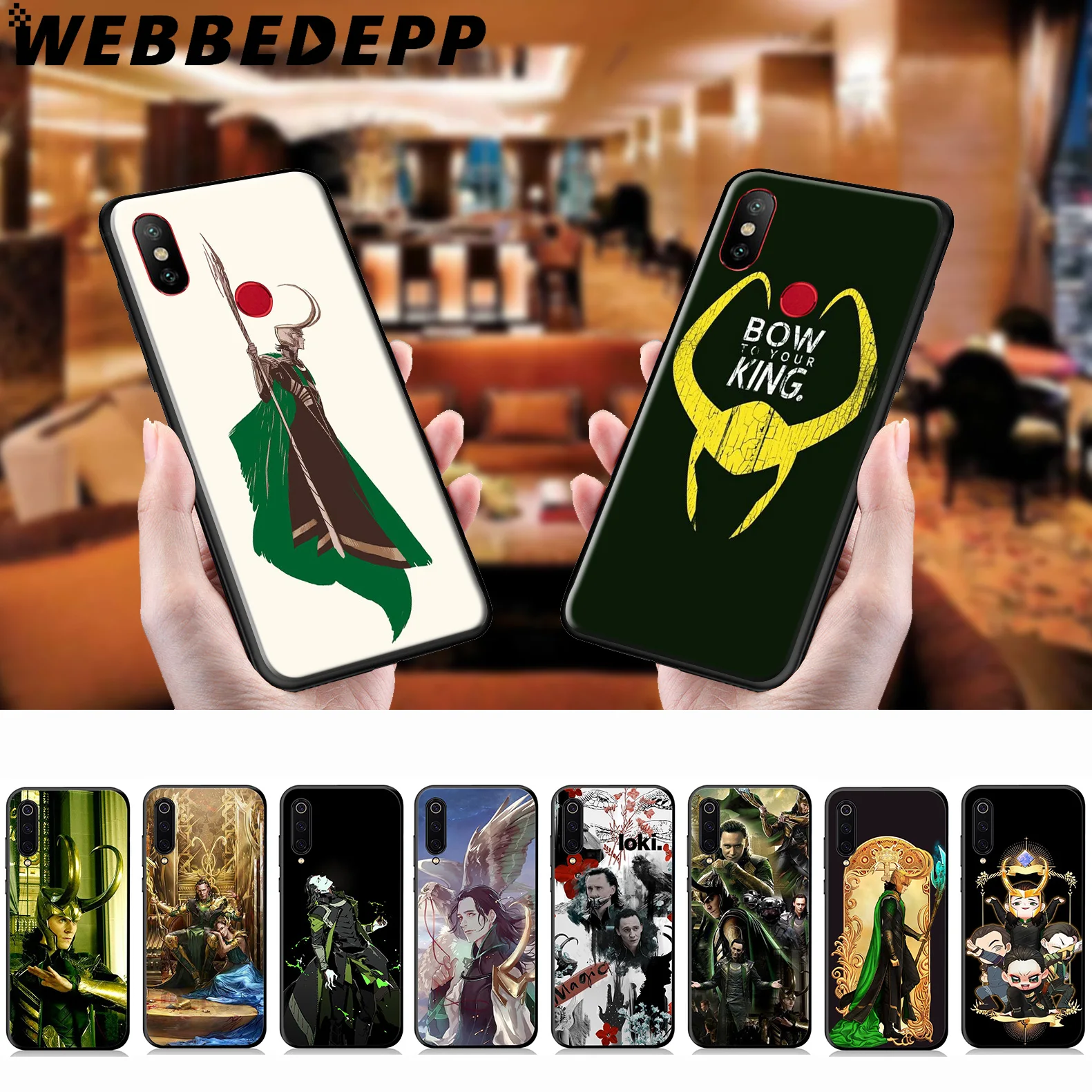 

WEBBEDEPP Loki Marvel Heroes Soft Case for Xiaomi Mi 9T 9 8 SE 6 A1 A2 A3 Lite MiA1 MiA2 MiA3 Mi F1 MAX 3 Mi8 CC9E CC9