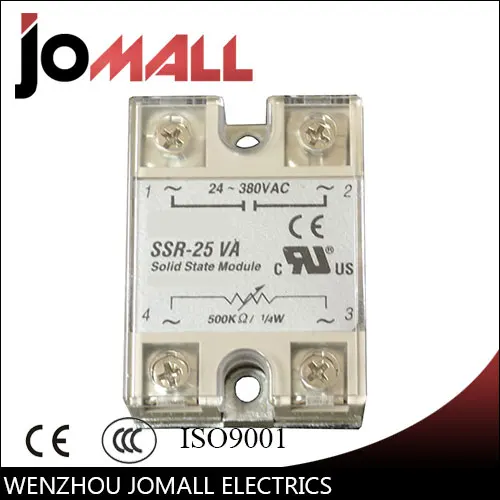 

SSR -25VA VR To AC 25A white color Solid State Voltage Regulator SSVR