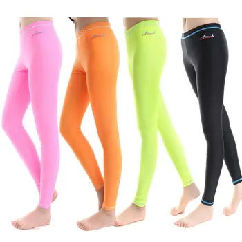 

Women Men Trousers Diving Suit Beach Rashguard Swimwear Lycra Surfing Long Swimming Pants Rashguard Female Sun Protection Pants