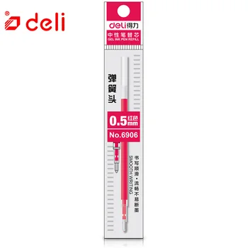 

Deli 20 PCS/Lot 0.5mm Pen Refill Blue Black Red Ink Gel Pen Refill Replace For Writing Student Stationery Office School Supplies