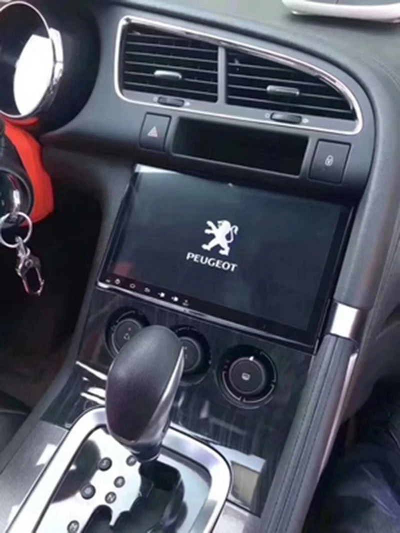 Sale Android 8.1 car video player for Peugeot 3008 with manual air conditioner with wifi 4g steering wheel control reversing camera 1