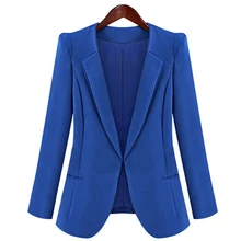 Autumn Women s Candy Color Outerwear Blaser Coat Lady Korean Slim Jacket Girls Casual Single Button