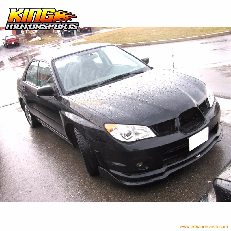 Подходит для 2006 2007 Subaru Impreza WRX Sti CS2 передний бампер для губ Splitter-PP