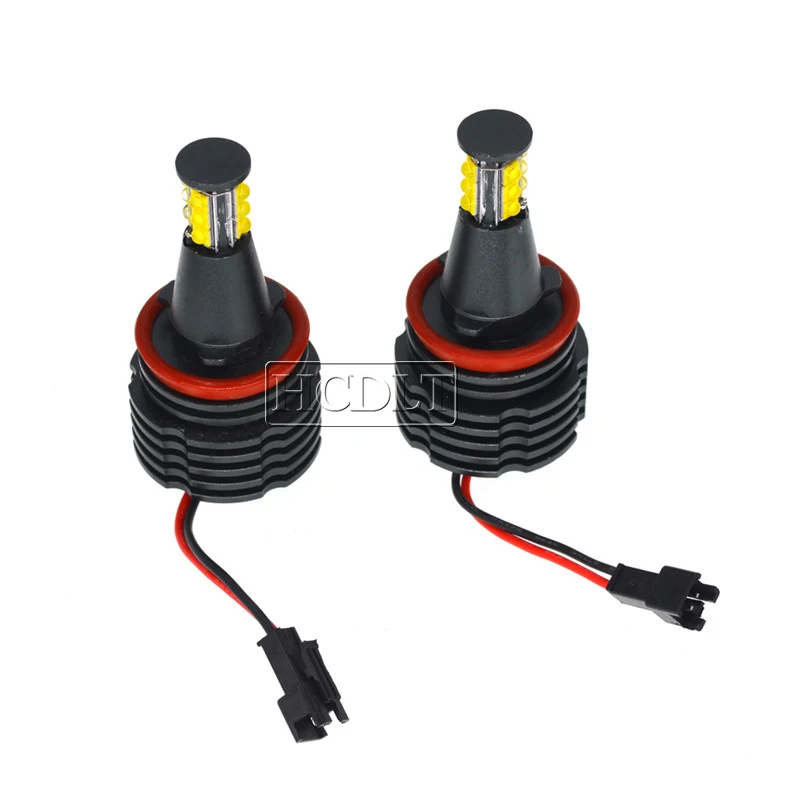 HCDLT 2120W 240W LED Angel Eyes E92 H8 LED Chips White Lights For B-M-W E91 E60 E61 E70 X5 E71 X6 E82 E87 Angel Eyes LED Marker (5)