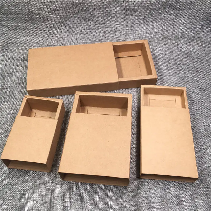 

12Pcs/Lot Multi Size DIY Cuboid Shape Drawer Paper Box For Wedding Party Candy Chocolate Packaging Supplies Box Case Wholesale