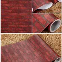 Самоклеющиеся ретро отдых бытовой кирпич Стикеры 0.4x5 м/15." x16.5ft стены Стикеры для дома и офисные улучшение