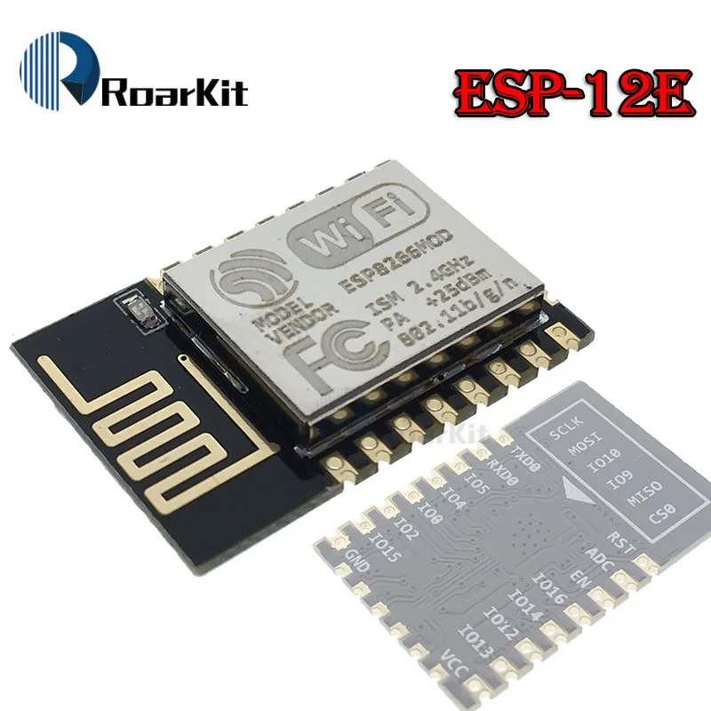 Беспроводной модуль NodeMcu v3 CH340 Lua wifi Интернет вещей макетная плата ESP8266 с pcb антенной и usb портом для Arduino - Цвет: ESP-12E