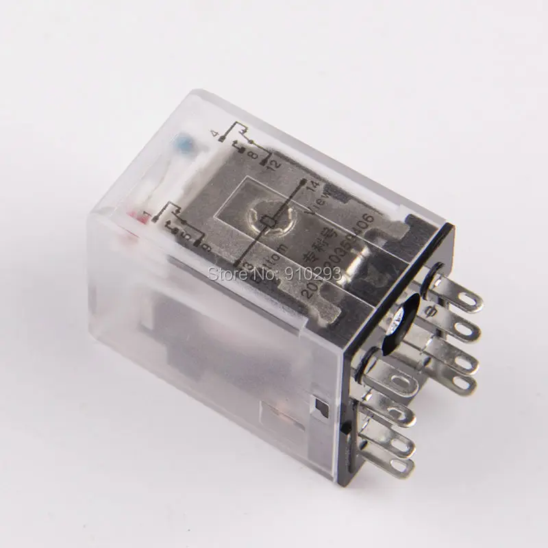 2PCS HH52P Power Relay 5A 220VAC 30VDC Generator Relay 8 pin coil high