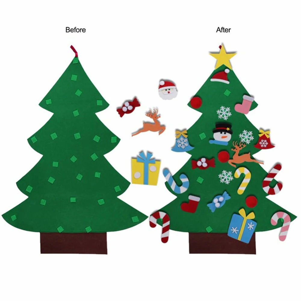 Kids-DIY-Felt-Cloth-Christmas-Tree-Gifts-New-Year-Party-Door-Wall-Hanging-Christmas-Tree-decoration