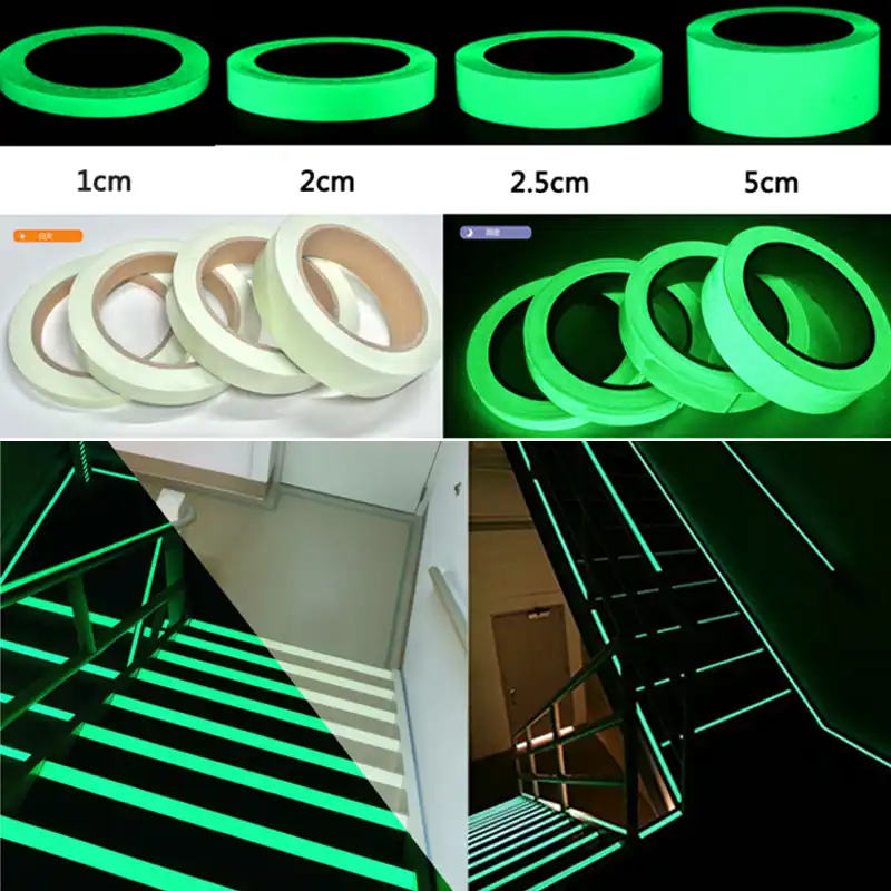 DIY Fluorescent UV Cotton Sticker Matt Night Self Adhesive Glow In The