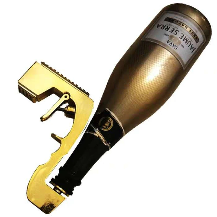 

Aluminum Alloy Metal Wine Dispenser Shooting Pourer Gun Beer Bubble Spray Champagne Gun for Wedding Party Night Club Bar Tool