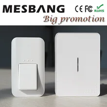 New wireless doobell Door bell Wireless Doorbell ring With indoor Chime hmz433 Easy to install no need battery