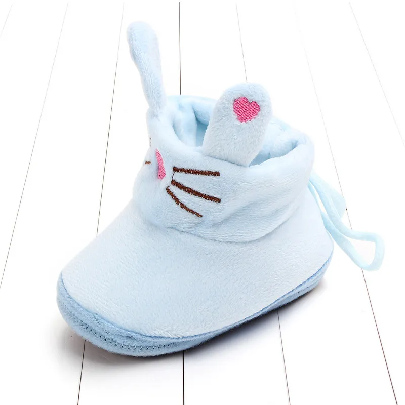 Indoor First Walkers Baby Shoes Cotton Anti-slip Booties Winter Wammer Baby Girl Boy Shoes Newborn Slippers Footwear Booties (25)