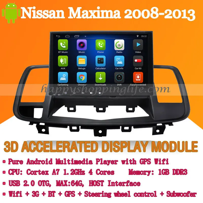 9 &quotAndroid 7 1 автомобильный мультимедийный плеер для Nissan Maxima 2008 2013 DVD Авто Радио