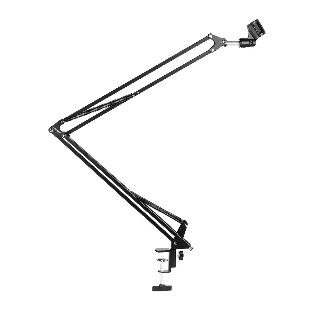 

Neewer NB-39 Adjustable 43.3"/110cm Studio Recording Microphone Suspension Boom Scissor Arm Stand+Microphone Clip&Table Mounting