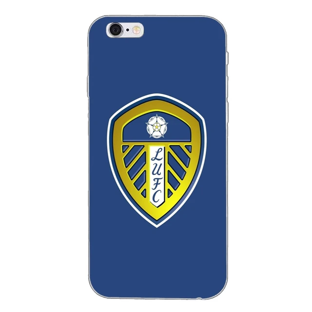 Leeds United logo slim silicone Soft phone case For iPhone X 8 8plus 7