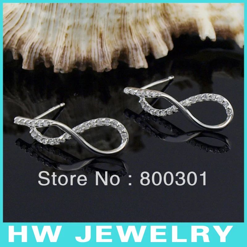 

20286 silver infinity earring
