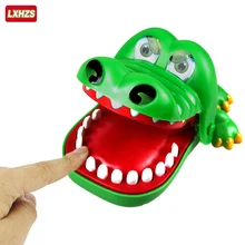 Детские игрушки Большой Крокодил шутки рот стоматолога укус палец игры шутки, развлечения смешная Крокодил Игрушка антистресс подарок Дети Семья шалость