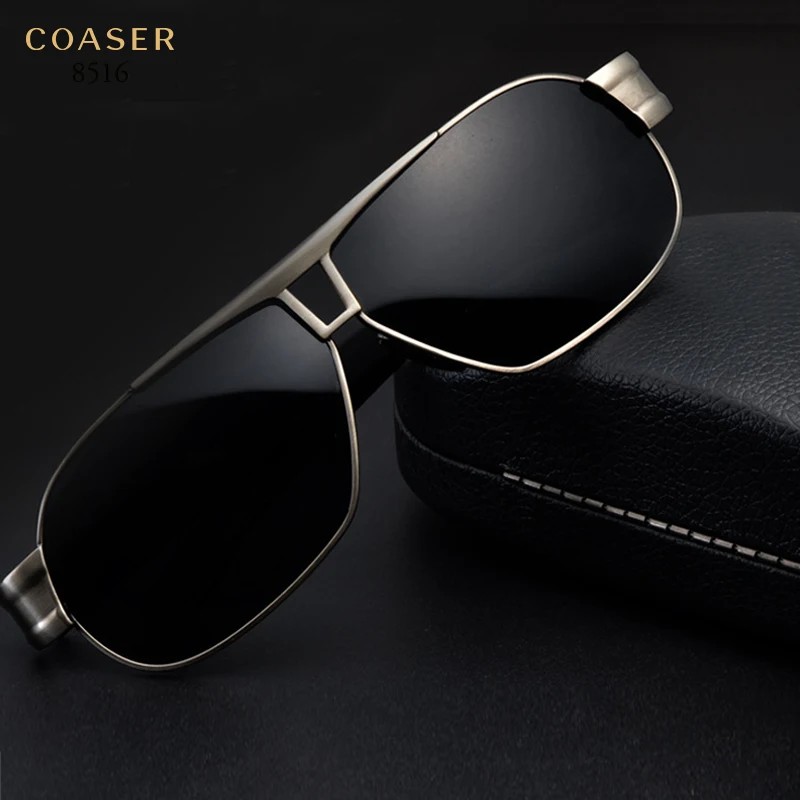 Buy COASER Round Men Polarized Sunglasses Fashion