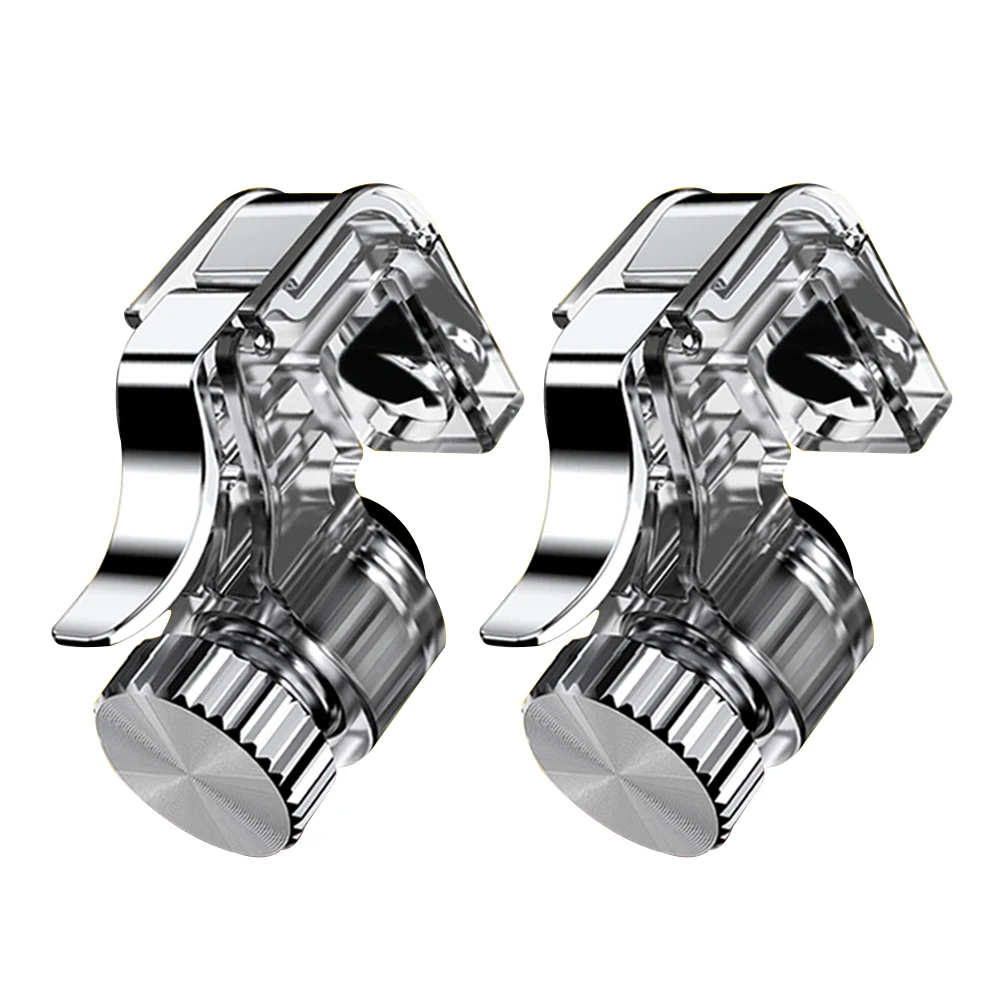 

2PCS Mobile Phone Game Fire Button Smart Phone Metal Game Trigger L1 R1 Shooter for iphone Knives Out / Survival Rules / PUBG