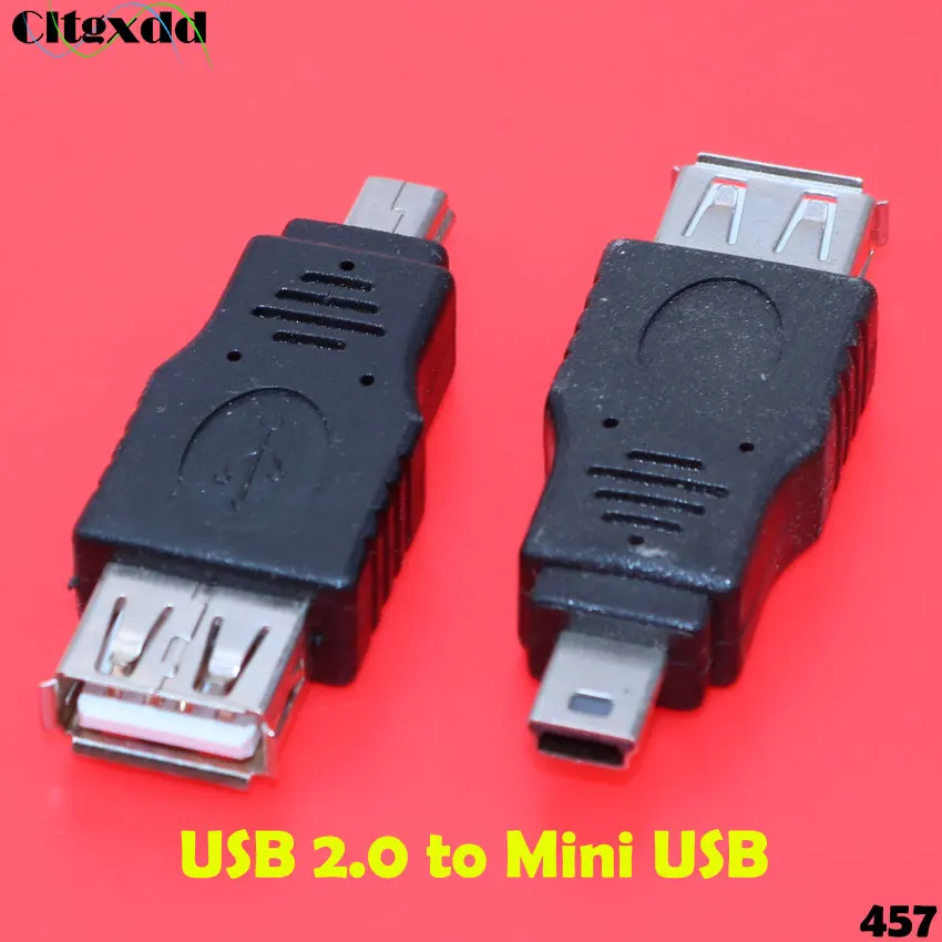 Cltgxdd 1 шт. OTG 5pin F/M Mini USB Micro USB 2,0 адаптер переходник USB для мужчин и женщин Micro USB адаптер для автомобильных MP3 телефонов Conve