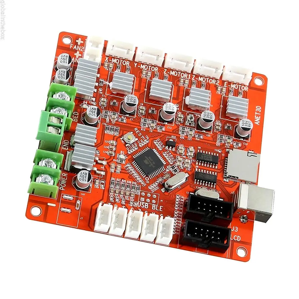 

Funssor Anet A8 3D Printer Mainboard Anet V1.0 For Reprap Mendel Prusa Control Motherboard