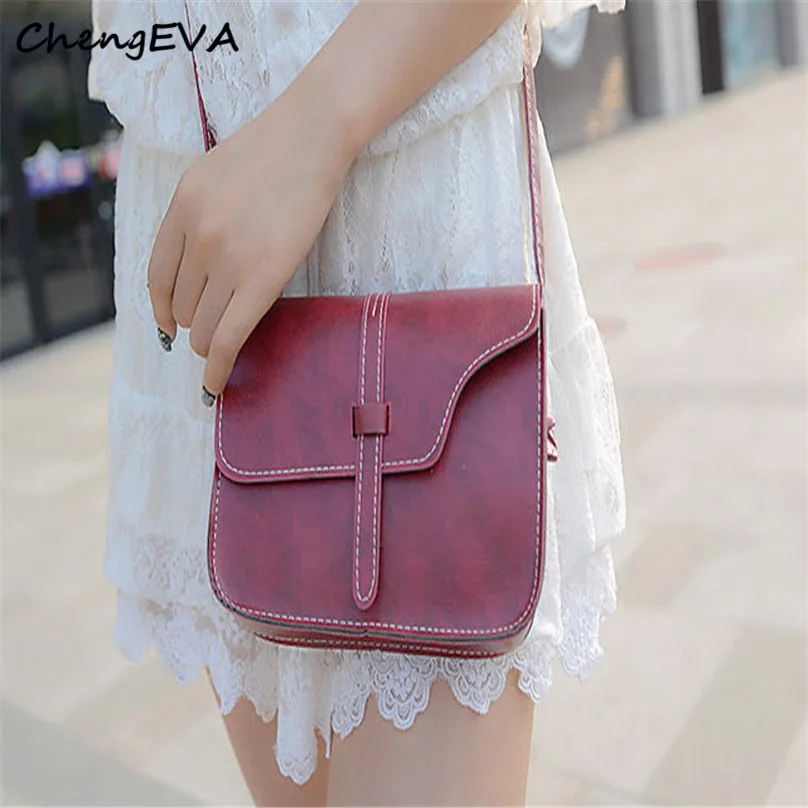 ChengEVA Women Girl Shoulder Bag Faux Leather Satchel Crossbody Tote Handbag Fashion Brand Hot Sale Attractive Elegant Nov 15 new design 2016 hot sale women girl shoulder bag faux leather satchel crossbody weave tote handbag jul15