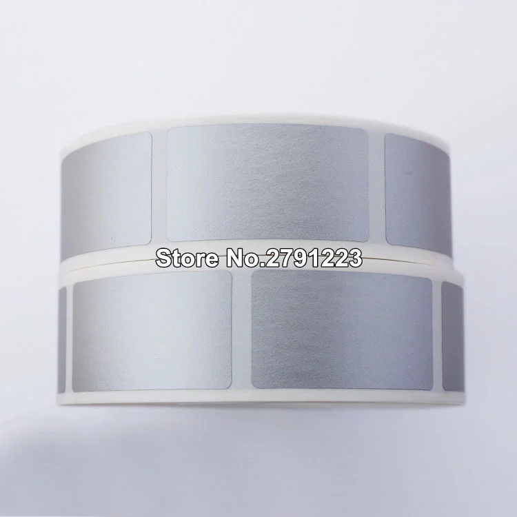 23x42mm Silver Adhesive Label Sticker Diy Manual Label Tape Hand Made Scratched Stripe Card Film