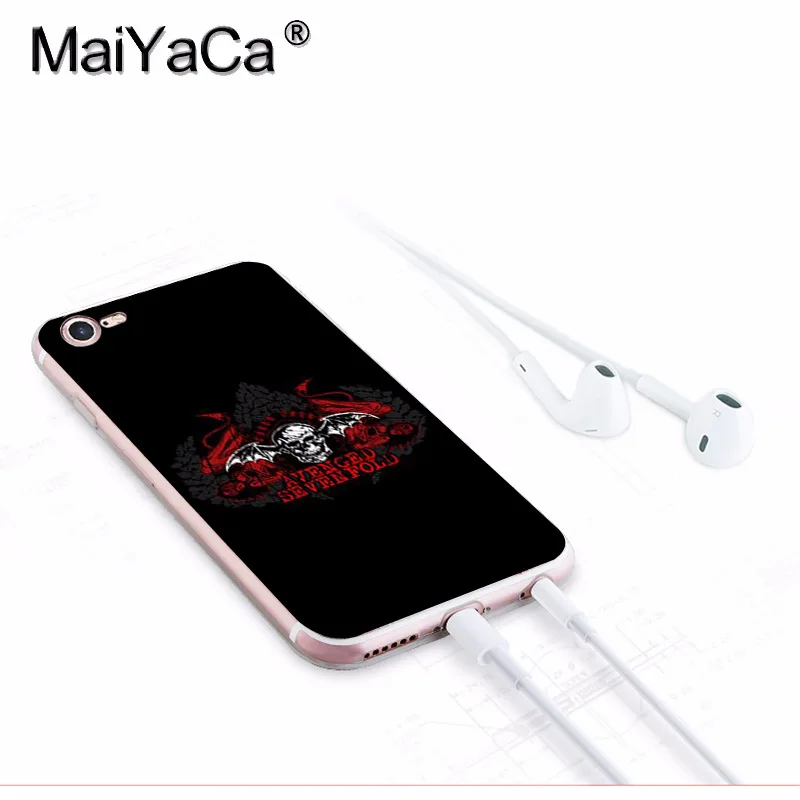 MaiYaCa Avenged Sevenfold роскошный резиновый чехол для телефона iphone 11 pro 8 7 66S Plus X 10 5s SE XS XR XS MAX Coque Shell