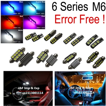 

13pcs canbus no error E63 E64 LED Interior dome map Light Kit for 6 series E63 E64 M6(2004-2010)