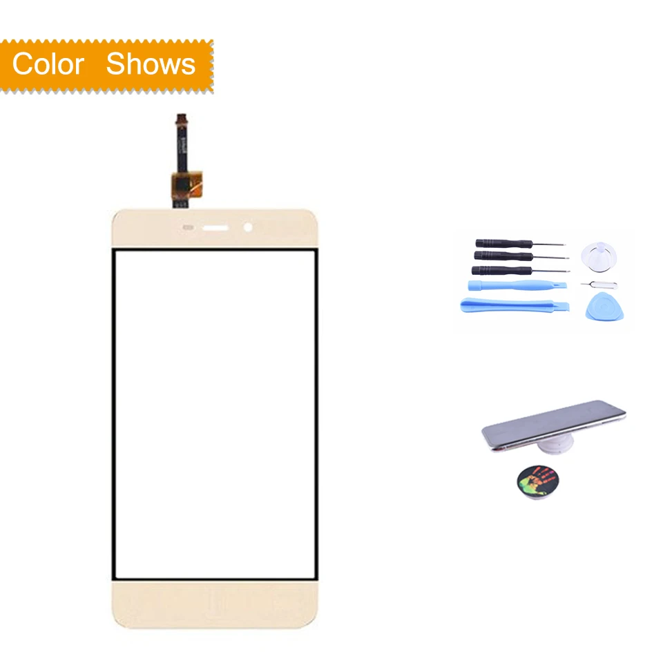 Для Xiaomi Redmi 4A Redmi4A сенсорный экран дигитайзер Сенсорная панель сенсор переднее внешнее стекло Redmi 4A сенсорный экран без ЖК-дисплея - Цвет: gold with gift