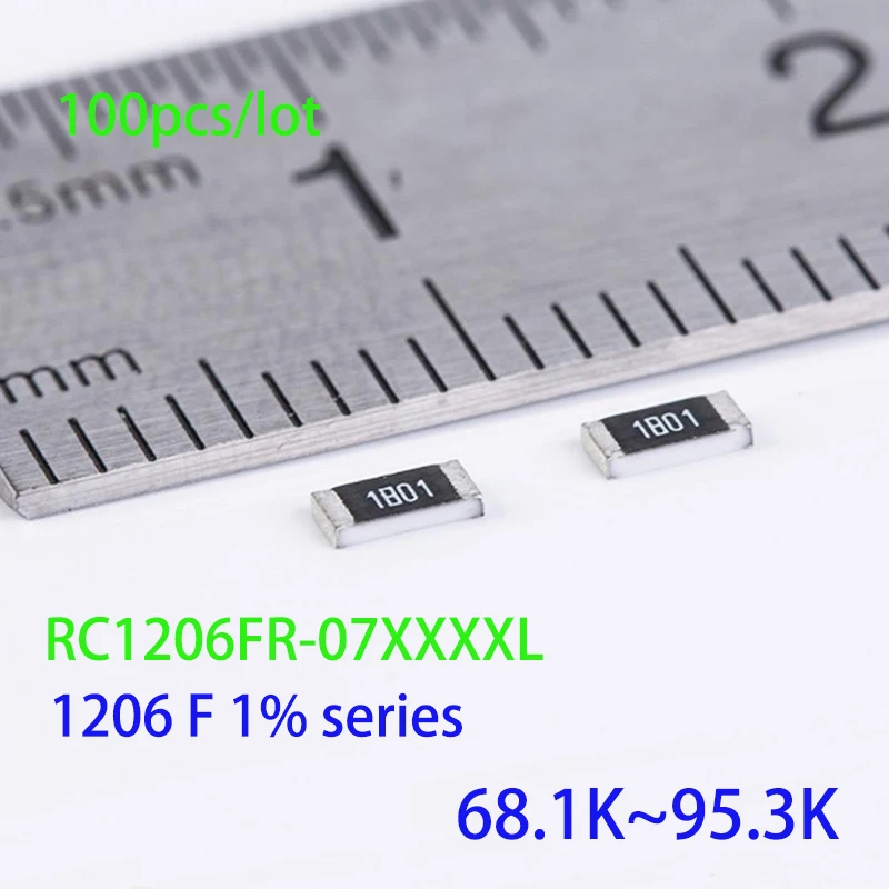 100 шт./1206 F 68 1 К/69 8 К/71 5 К/73 2 К/75 К/ 76 К/78 7 К/80 6 К/82 К/84 К/86 К/88 К /90 9 К/93 К/95 3 3216/1%