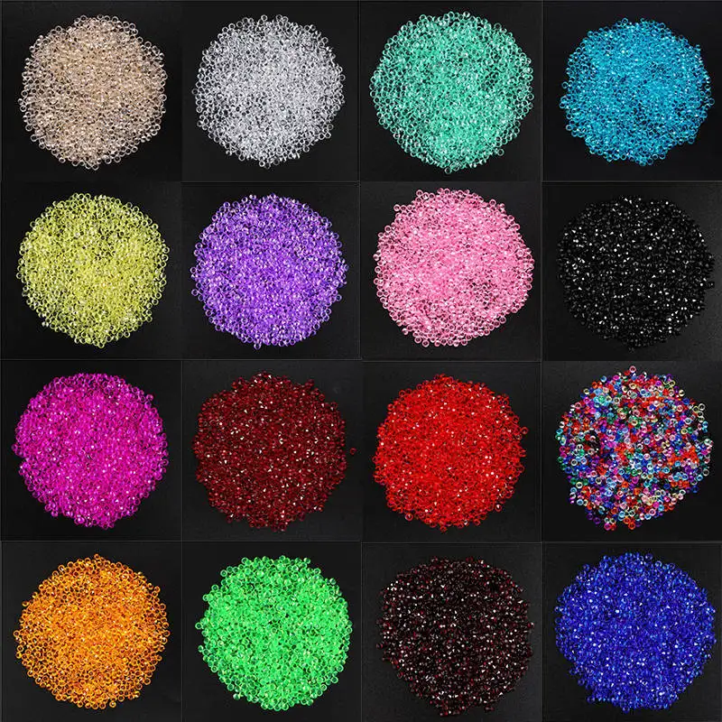 1000pcs 3.8mm Acrylic Diamond Confetti Wedding Party Festive Decoration Clear Crystals Centerpiece DIY Craft Embellishment 62463