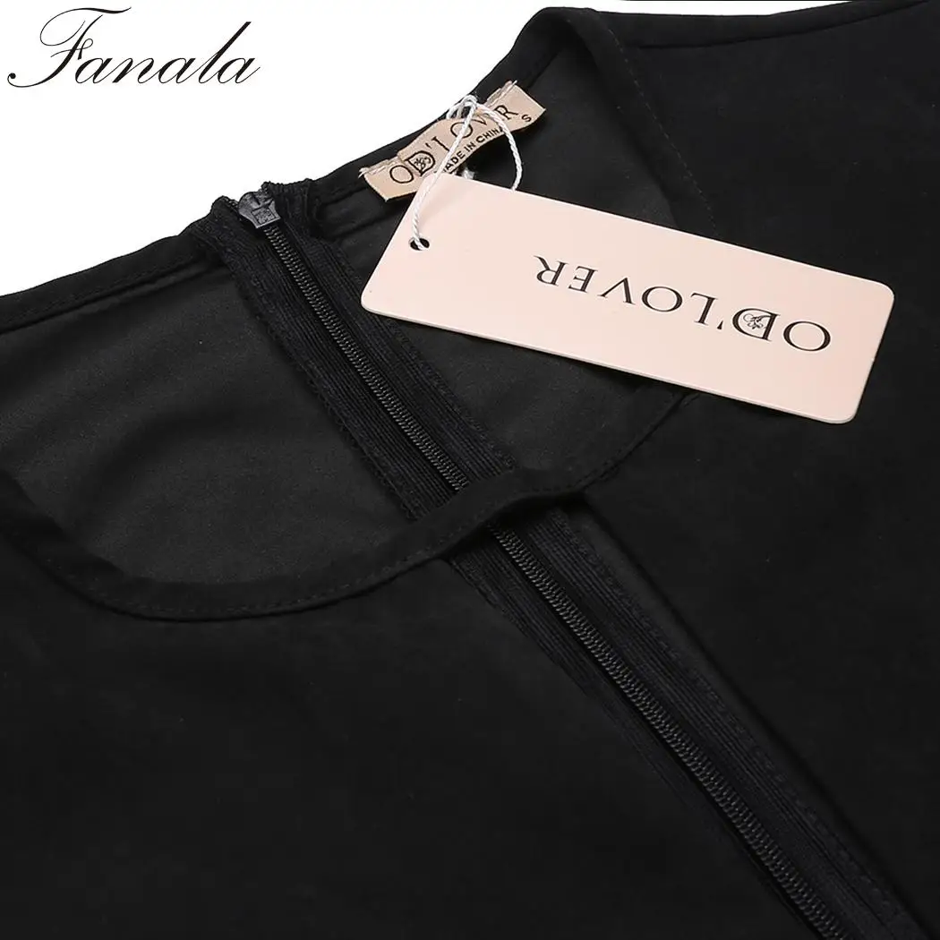 Замочная скважина с длинным рукавом для женщин спереди Твердые Fit and Flare