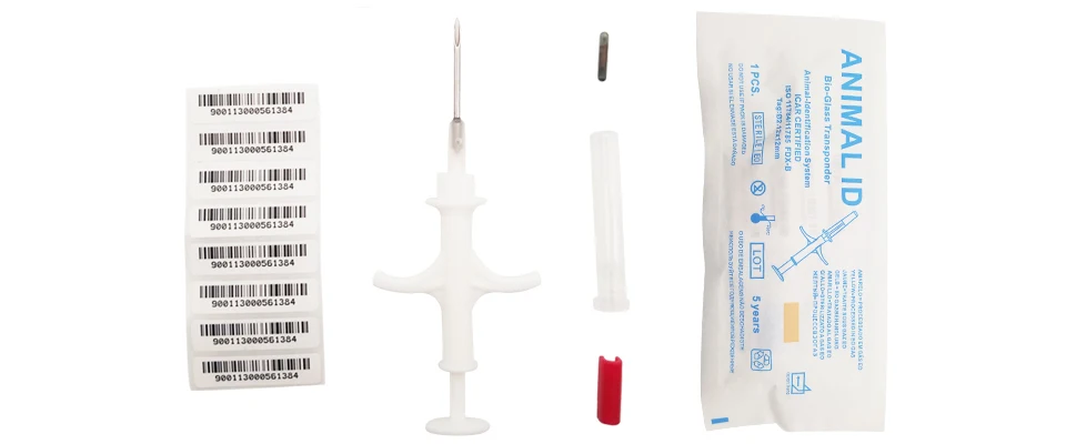 1,4x8/2,12x12 мм стандарт FDX-B ISO11784/5 RFID имплантатов чип шприц животного микрочип для домашних животных собака кошка рыбхоза ветеринарной