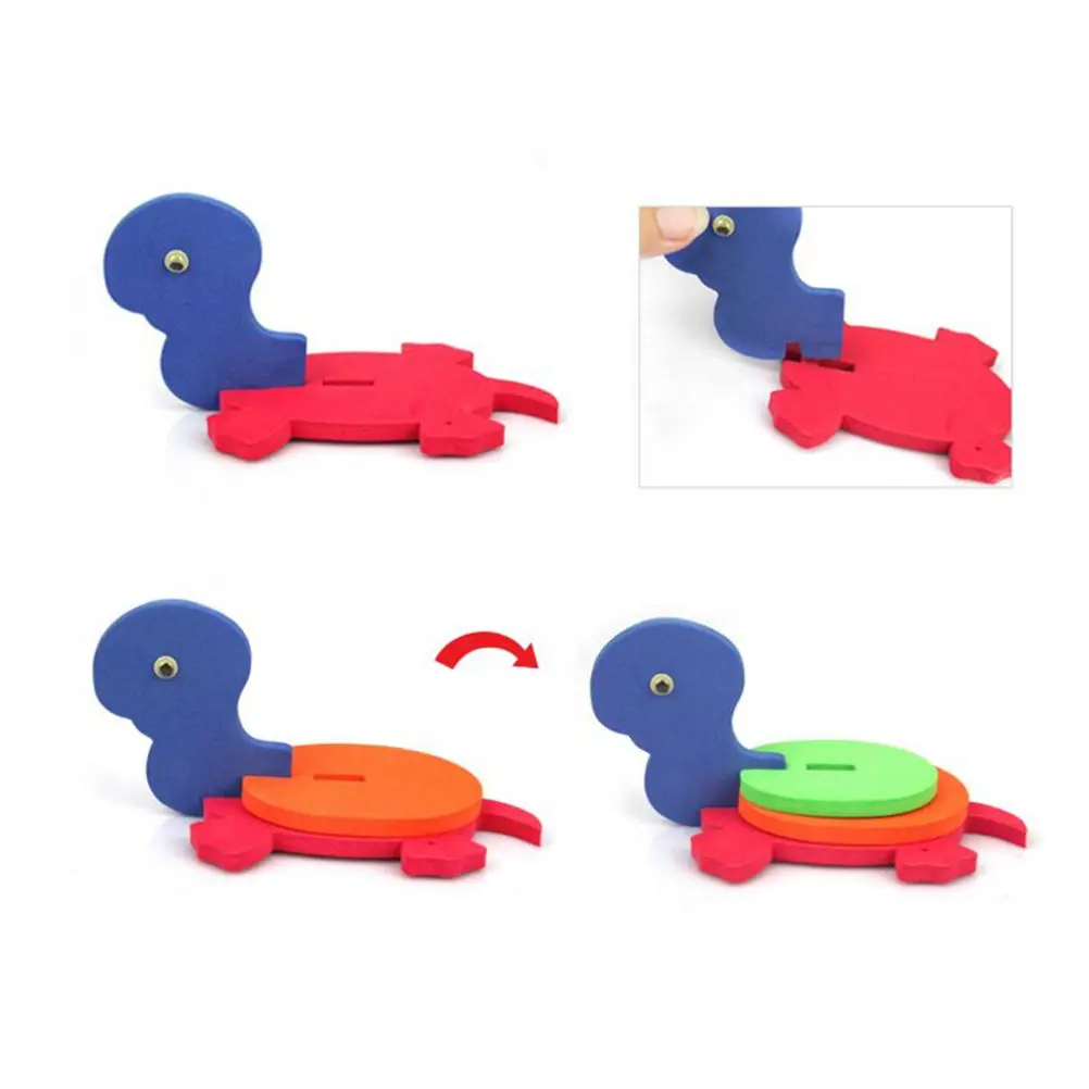 2pcs Creative 3D EVA Foam Animal Puzzle Handmade Intelligence