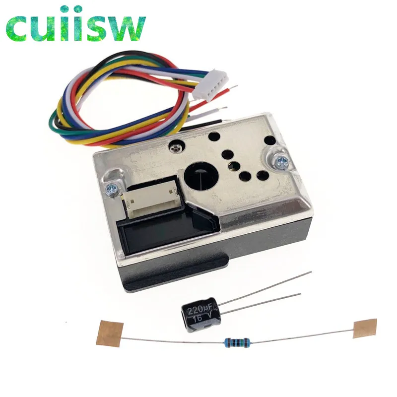 

GP2Y1014AU0F Compact Optical Dust Sensor Compatible GP2Y1010AU0F GP2Y1010AUOF Smoke Particle Sensor With Cable