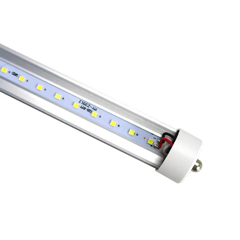 25 шт. FA8 одноконтактный светодиодный T8 Tube Light 4ft 6ft 8ft светодиодный лампы SMD2835 светодиодные лампы дневного света Теплый Холодный белый Спальня светодиодный трубчатая лампа